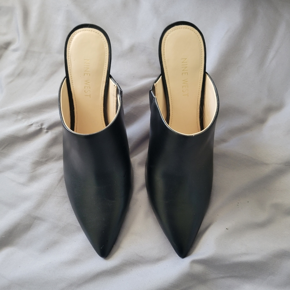 Nine West black heel